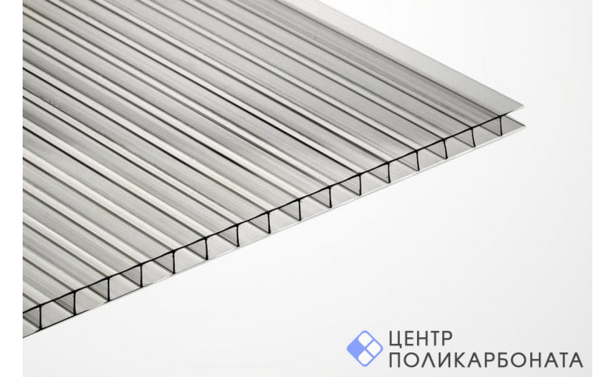 Прозрачный сотовый поликарбонат Мастер 8 мм