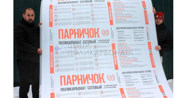Купить сотовый поликарбонат 4 мм «Парничок» в Минске, цена за лист