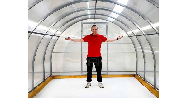 Купить теплицу «Агроном Люкс» 6 метров с поликарбонатом Скарб Про 4 мм ...
